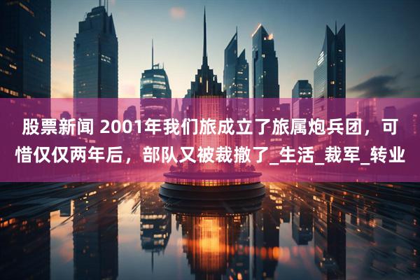 股票新闻 2001年我们旅成立了旅属炮兵团，可惜仅仅两年后，部队又被裁撤了_生活_裁军_转业